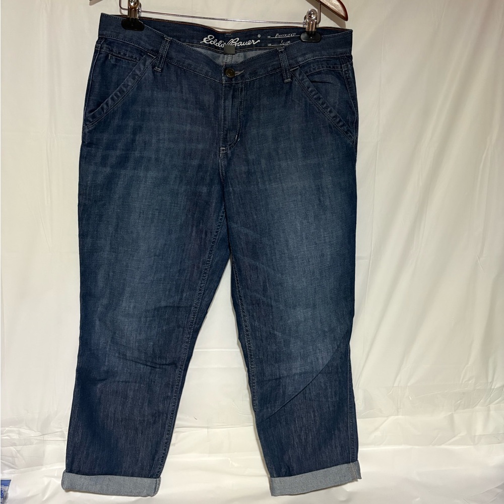 Eddie Bauer Dark Blue Boyfriend Jeans